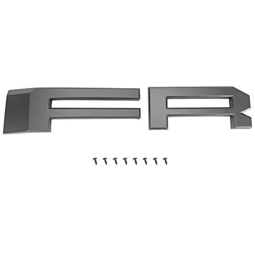SUNPIE Gray Front Grille Grill F R Letters F&R Replacements for F150 2015 2016 2017