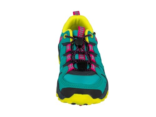 Lico Unisex Fremont Trekking-& Wanderhalbschuhe, Türkis/ Pink/ Lemon, 39 EU