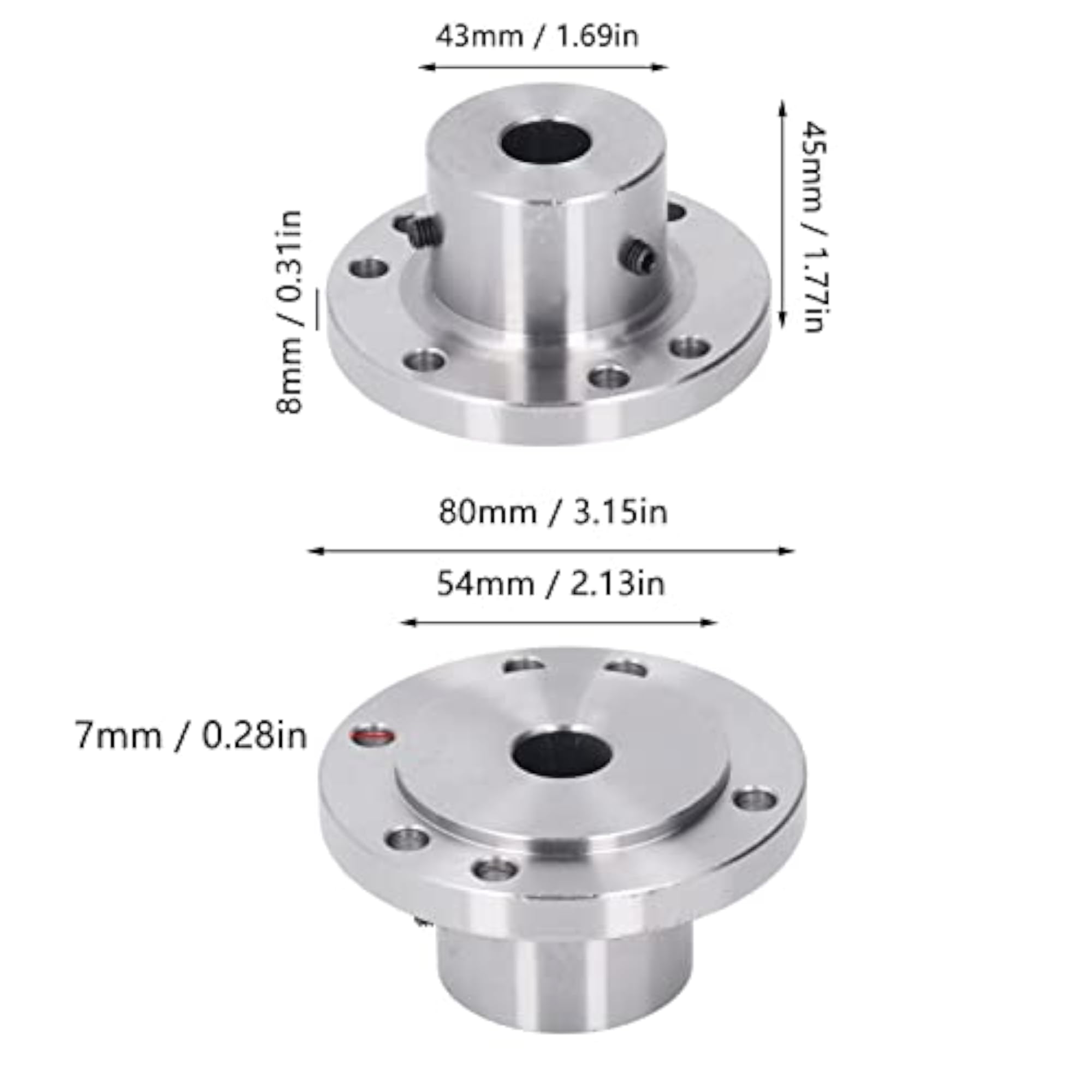 Metal Flange Coupling, Sturdy Wear Resistant Lathe Faceplate