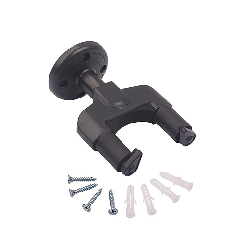 BESPORTBLE Guitar Hanger Hook for Wall Mount Sturdy Holder for Guitars Bass Ukulele Mandolin Banjo Includes Mounting Screws Durable Design for All Instrument Headstocks