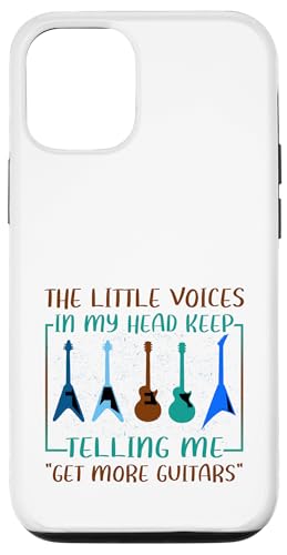 �~���[�W�V�����̃��[���A Little Voices Tell Me Get More Guitars �X�}�z�P�[�X iPhone 12/12 Pro �p