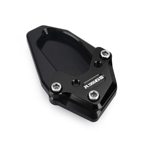 Élargisseur béquille R1300GS plaque de support en aluminium noir