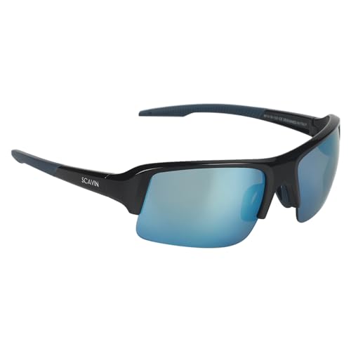 Image of Sporty Sunglasses For Men - Half Rim Polycarbonate Sunglass For Men, Boys (S23931-HF)