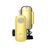 SJCAM C100+ 4K UHD Mini Action Camera 4K 30FPS 15MP Piccolo e Portatile 115º con Angolo di Visione Protezione Cassa fino a 30 metri Immersione WIFI 2.4GHz Uso Sport Giallo