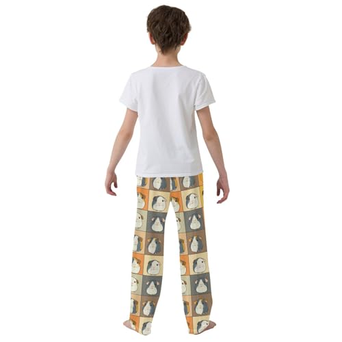 Pajama Bottoms, Guinea Pig Pattern Sleeping Pant Lounge Wear Elastic Waist Pajamas Long Pants Sleepwear Pjs3