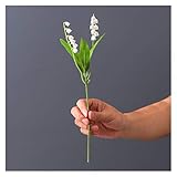 Diese künstlichen Blumen bestehen aus hochwertigem Kunststoff, jeder Teil der Pflanze ist sehr fest und bleibt lange in Form.