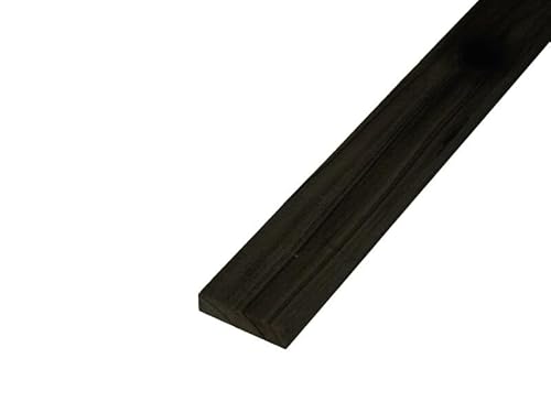 WOODPRO 国産杉 厚10mm×幅40mm×長さ1800mm 屋外用塗装 CB(チャコールブラック)色 板材 厚み1cm 幅4cm 長さ180cm 受注生産