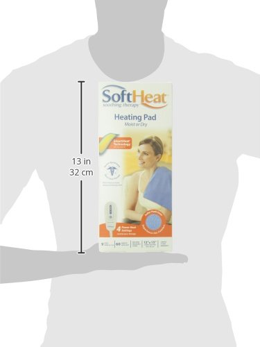 MaxHeat by SoftHeat Heating Pad Moist, 12-Inch by 15-Inch