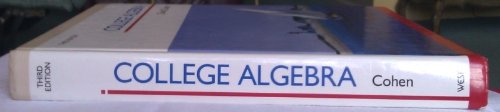 COLLEGE ALGEBRA 031493362X Book Cover