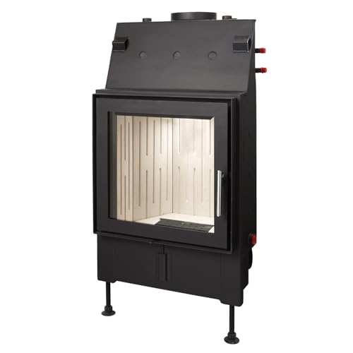 Schmitzker 601637 Kamineinsatz wasserführend No4 mit Stahlrahmen 22 KW/A+