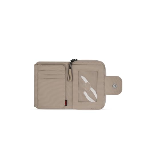 Image of Sherpani Barcelona, Nylon Bifold Zipper Pocket Wallet for Women, Travel Bag, RFID Protection