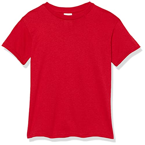 Hanes Boys' Ecosmart Short Sleeve Tee Value Pack (3-Pack), Deep Red, Small #TOP16