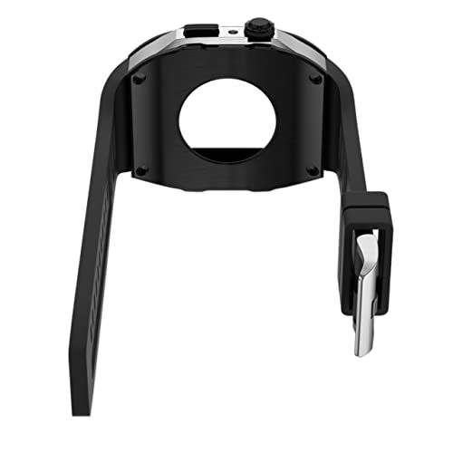 Kit de modification luxe en acier pour Apple Watch 45mm et iWatch SE