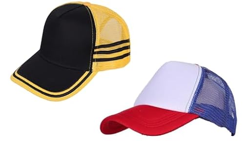 Ubaywey Dustin - Gorra de béisbol para cosplay, accesorio para adultos, Halloween, carnaval (amarillo+azul) | Ya disponible en tu tienda friki favorita! En mundofriki.es!