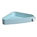 YAYT Scaffalature per Bagno Punch-Gratuito, Scaffali Triangolari Blu Chiaro Scaffali per Bagno A Muro Scaffale per Lavaggio Stazione di Lavaggio