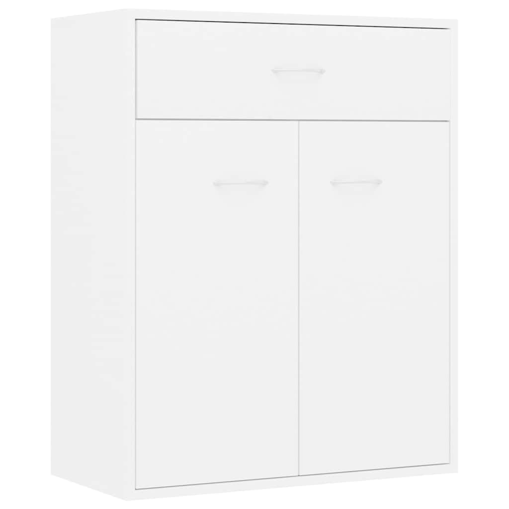 vidaXL Credenza Bianca 60x30x75 cm in Truciolato