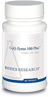 Biotics Research Coq Zyme 100 Plus 100 mg Emulsified Co Q10, High Absorption, Added B-Complex Vitamins, Heart Health, Healthy Energy Levels 60 Capsules