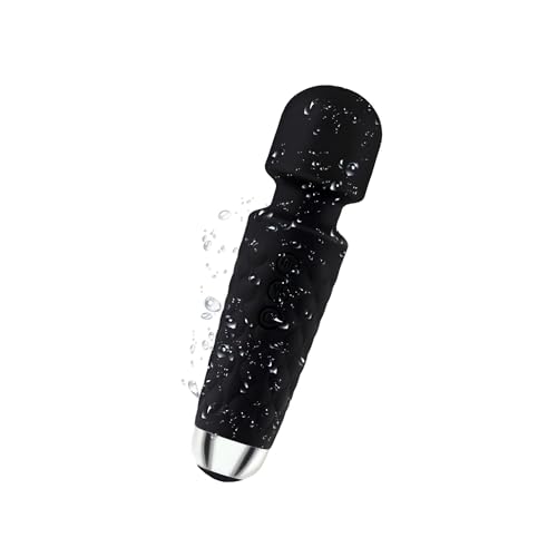 Upgraded Rechargeable Waterproof Handheld Back Massager for Neck Shoulder Back Body Massage Sports Recovery Muscle Aches（Black5）