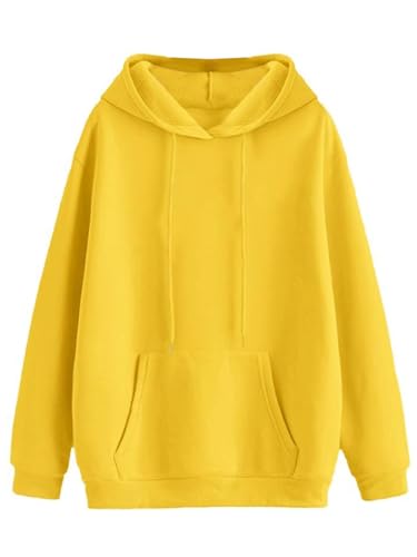 Image of Veirdo Cotton Fleece Regular Fit Hooded Sweatshirt Full Sleeves Solid Jumper Hoodie for Men /Boys