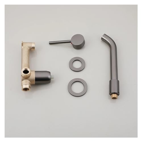 Grifo de lavabo monomando empotrado para regular temperatura con comodidad 7