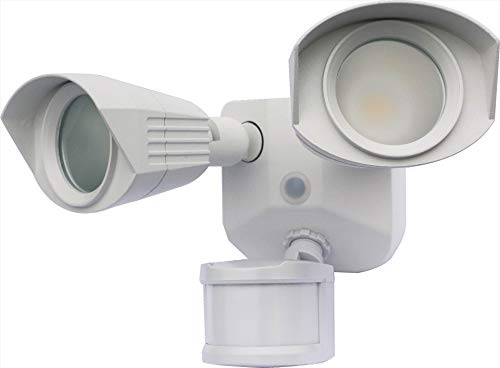 Image of Nuvo 65 /211 LED Dual-Head Security Light, 3000K, Motion Sensor, White
