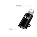 HQB-STAR Type C to Lighting Adapters for iPhone 11 12 13 14 Smartphone/PC/Mac Connector Accessories Wireless Microphone Receiver for DJI Mic Mini Black