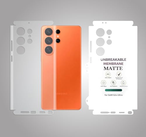 Image of Back Screen Protector Compatible with S26 Ultra 5G, Matte Back & All Side Screen Guard - Matte
