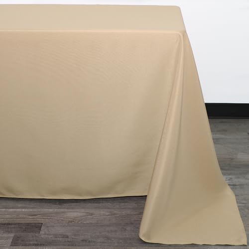 image for YOUR CHAIR COVERS - 90 x 156 Inch Rectangular Polyester Tablecloth - P