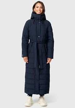 Navahoo dames winterjas warme gewatteerde jas lang met