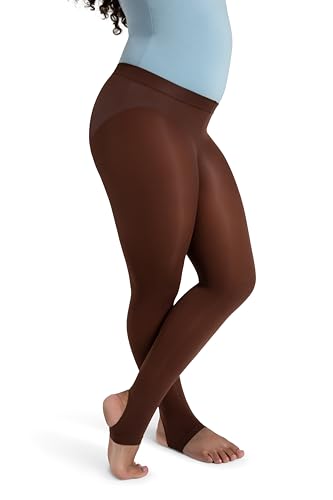 Image of Capezio womens Ultra Soft Self Knit Waistband Stirrup TightTight