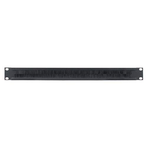 Penn Elcom R1268/1UK-PBS 1U Rack Panel with Brushed Opening for Cable