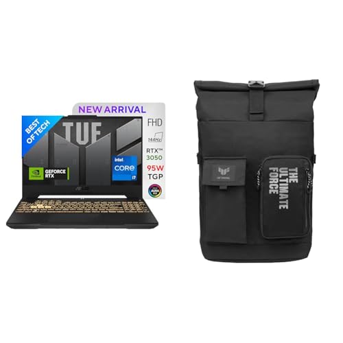 Image of ASUS TUF Gaming F15 Gaming Laptop,Intel Core i7-12700H 12th Gen,4GB NVIDIA GeForce RTX 3050, 15.6-in