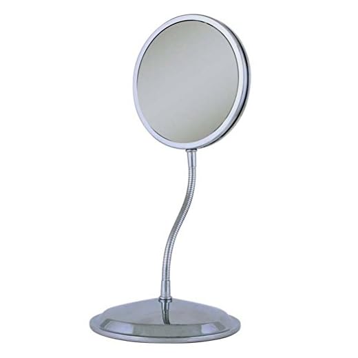 Zadro Triple Vision Gooseneck Vanity and Wall Mount Mirror, Chrome Finish