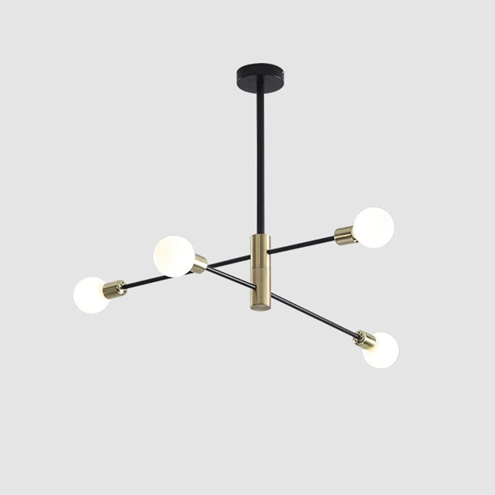 Plafonnier moderne LED en fer à intensité idéale pour séjour