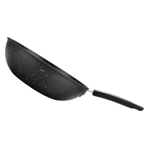Wok tradicional con piedra Maifan antiadherente para cocina doméstica