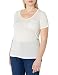 Daily Ritual Women's Plus Size Super Soft Modal Semi-Sheer Pocket T-Shirt