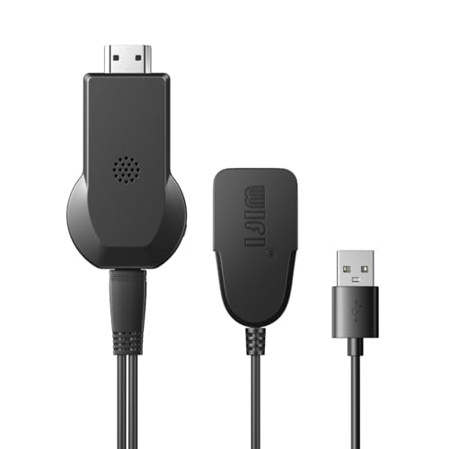 accessories shop XO GB012 - Lanzador de pantalla HDMI HD con conexión wifi inalámbrica, color negro