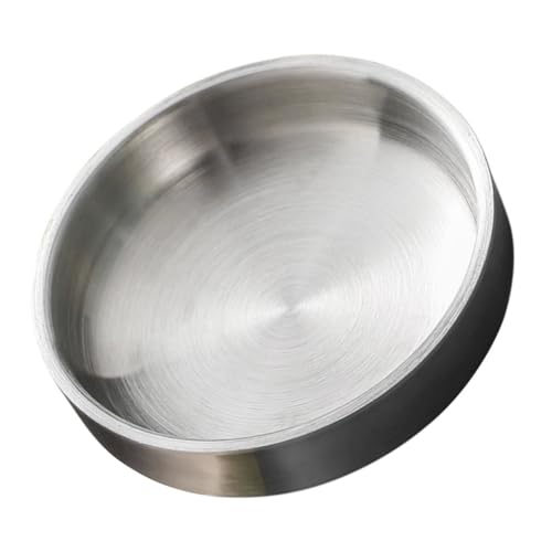 KICHOUSE Pickle Dish Condiment Dish Korean Kimchi Soy Sauce Dish Soy Dishes Mustard Bowl Steel Dipping Plate Condiment Sauce Cups Ramen Bowl Sauce Dipping Sushi Sauce Silver Stainless Steel