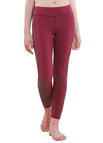 Willit Leggings atléticas para meninas, para dança, corrida, ioga, calça legging de compressão ativa