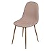 marque Fornord Chaise scandinave Tissu Oslo Taupe