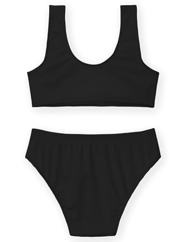 Girls Swimsuits Two Piece Bathing Suits Sport Beach Bikini Sets UPF 50+ Teen Summer Swimwear with Chest Pad2
