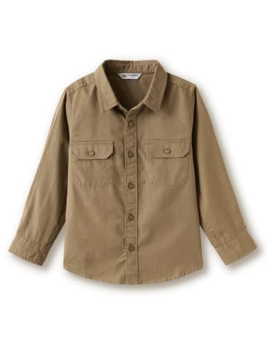 Image of Amazon Brand - Symbol Boys Cotton Double Pocket Full Sleeve Shirt