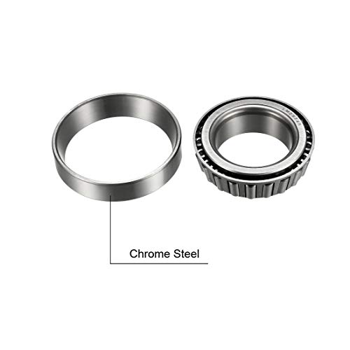 Uxcell Lm29749/Lm29710 Tapered Roller Bearing Cone And Cup Set 1.5" Bore 2.5625" O.d. 0.71" Width 2Pcs #TOP2