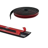 23Ft Car Weather Stripping, Tailgate Adhesive Rubber Seal Strip, Windshield Rubber Seal T Shape Sealing Strip for Car Front Rear Windshield, Keep Interior Tidy Quieter (19MM)