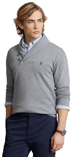 Ralph Lauren Men's Shawl Neck Estate Long Sleeve Rib Sweater2