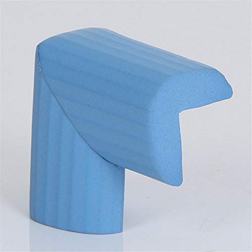 EYCFSJ コーナークッション 10個ソフトベビーセーフコーナープロテクターベビーキッズプロテクションL字型テーブルデスク家具コーナーガード子供用セーフティエッジブルー