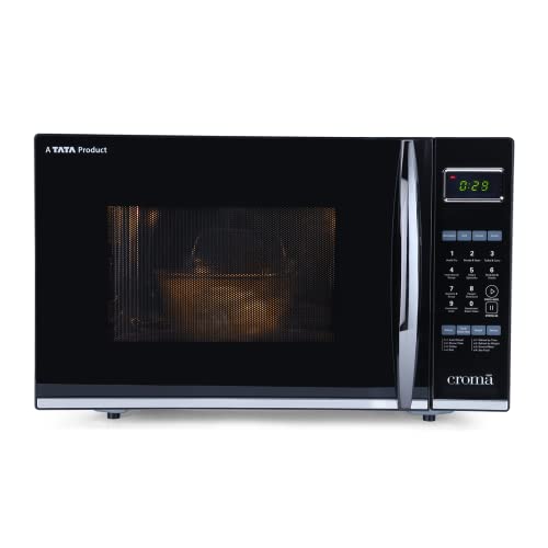 Image of Croma 30 Litres Convection Microwave Oven With 305 Auto-Cook Menus (CRAM0152, Black)