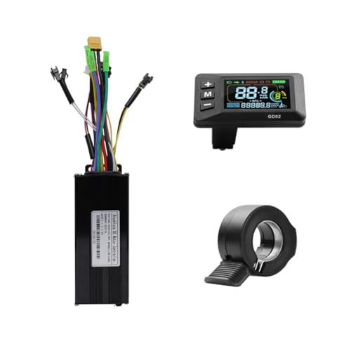 Contrôleur brushless 24V-48V 30A avec écran GD02 et accélérateur 130X pour vélo électrique