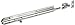 Stainless Steel 304 Barrel Bolt, Satin Finish, Non Locking, 9-29/64" Bolt Plate Length, 19/32" Throw Plate Length (Pack of 1)
