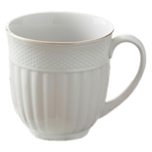 Image of Clay Craft Fine Ceramic Tea Cups Set of 6| 200 Ml Elegant Textured Cups with Comfortable Handle | Ideal for Tea| Coffee| Home Use & Gifting